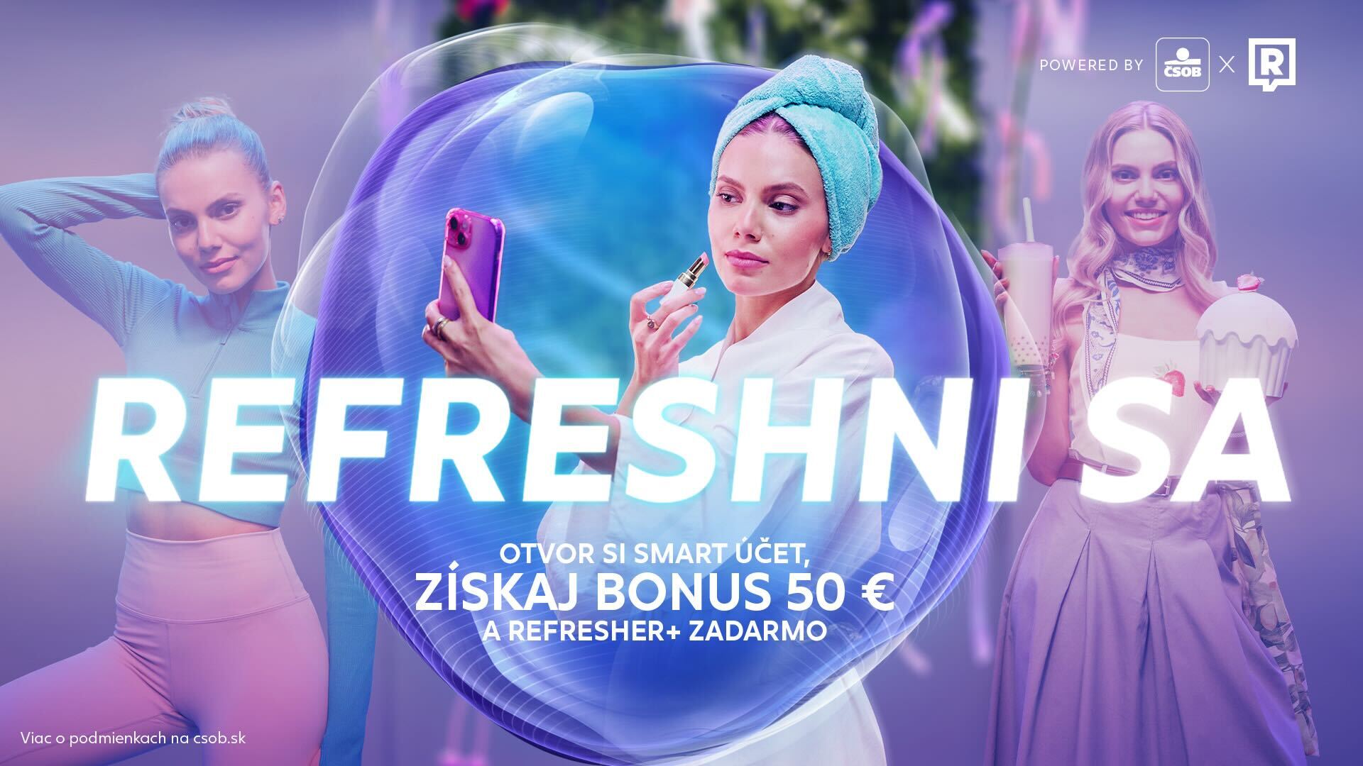 50 Eur a Refresher+ zadarmo so Smart predplatným